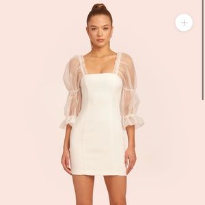 Amanda Uprichard White Tia Dress